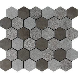 Bosphorus Hexagon Limestone Mosaic