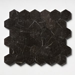 Iris Black Hexagon Marble