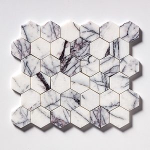 Lilac Honed Hexagon Marble